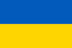 Ukraine flag welcomes to Ukraine